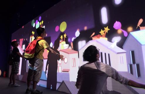 展廳設計中互動墻投影的優勢插圖 展廳設計中互動墻投影的優勢插圖