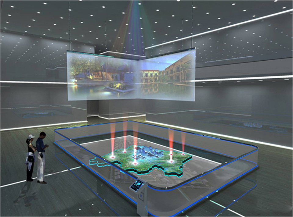 旅游景區數字沙盤插圖 旅游景區數字沙盤插圖