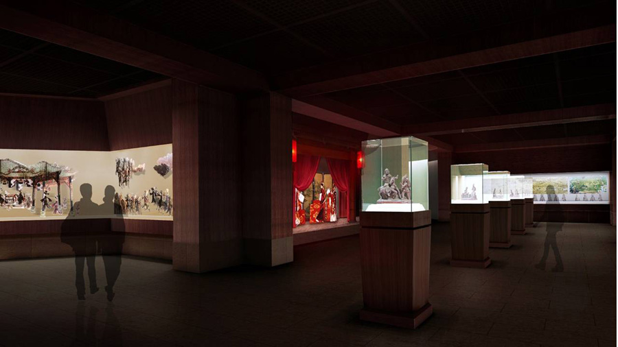 展廳設計的規劃特性插圖 展廳設計的規劃特性插圖